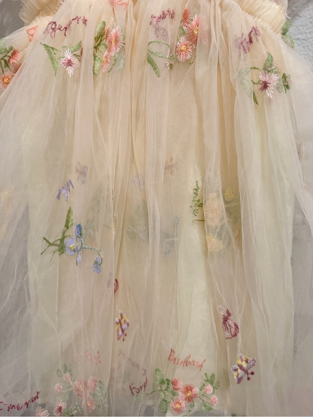 Tulle Tutu Dress in Cream